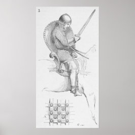 Gemonteerde Knight Poster