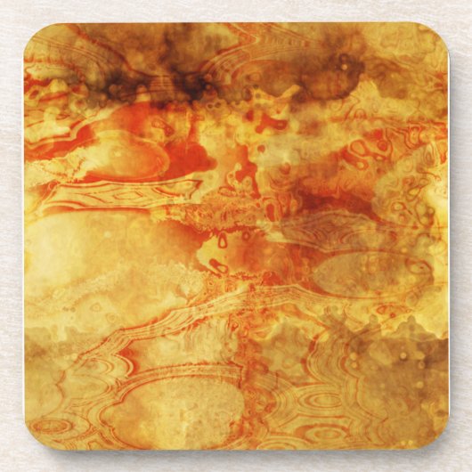  gemorst rood drankjes onderzetter (Voorkant)