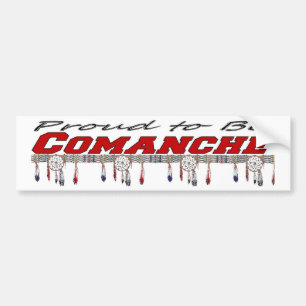 Gemorst tot Comanche Bumpersticker