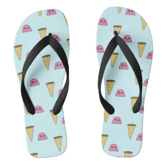 Gemorste ijs teenslippers