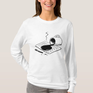 Gemorste koffie op rapport Grappige kantoormisère T-shirt