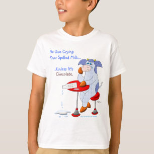 gemorste melk t-shirt