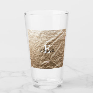  gemorste monogramtypografie goudpapier glas