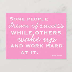 Gemotiveerd en geïnspireerd Briefkaart