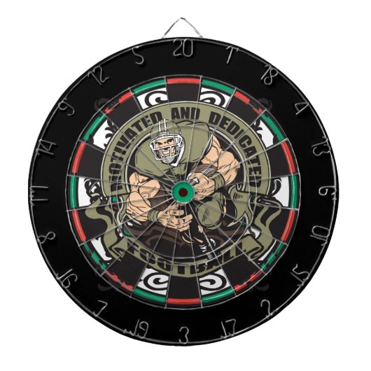 Gemotiveerd Football Dartbord (Voorkant)