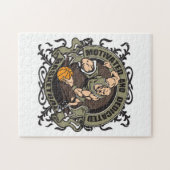Gemotiveerde Basketball Legpuzzel (Horizontaal)