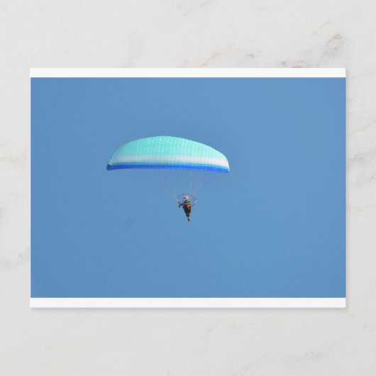 Gemotoriseerde Paraglider Briefkaart (Voorkant)