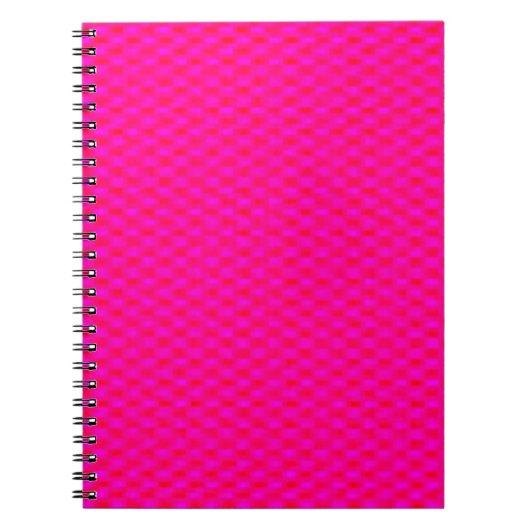 Gemript Magenta Notitieboek (Voorkant)