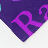 Gemstenen heten de douanenaam kleurrijke Raelynne Fleece Deken (Hoek)