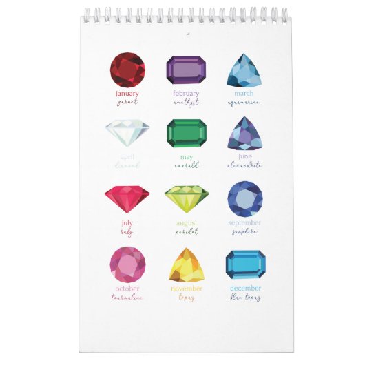Gemstenen Kalender (Hoes)