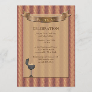 Gemstone Backing Vaderdag Invitation Kaart