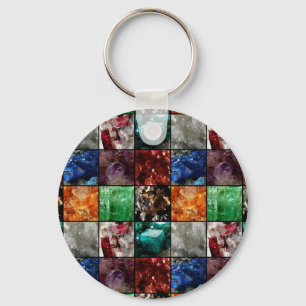 Gemstone Collage Sleutelhanger