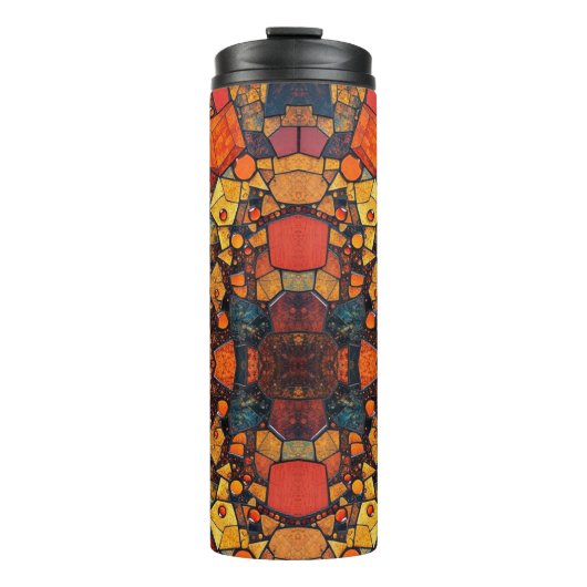 gemstone collage thermosbeker (Voorkant)