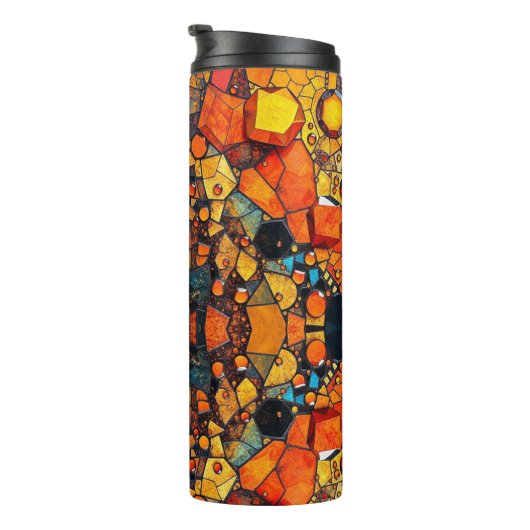 gemstone collage thermosbeker (Geroteerd rechts)