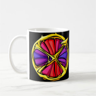 Gemstone Colored Sagittarius Symbol Koffiemok
