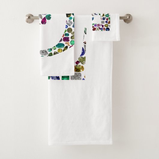 Gemstone Diamond Initial G Monogramme Art (En situation)