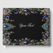Gemstone Floral Livre d'Invitation (Recto)