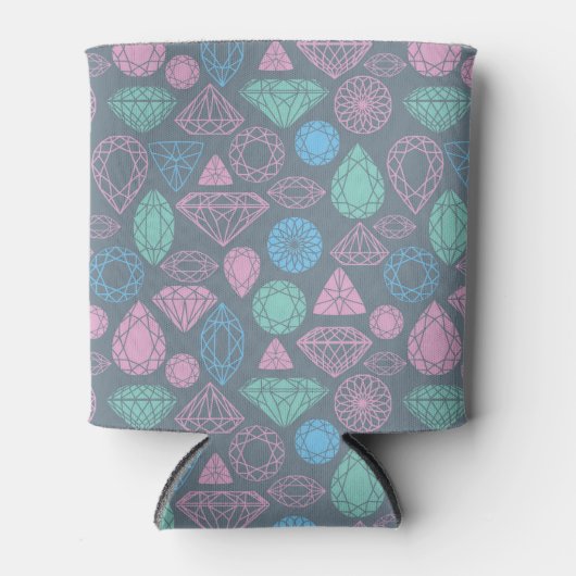 Gemstone Icon Pattern Blikjeskoeler (Voorkant)