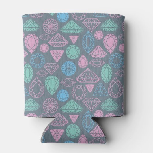 Gemstone Icon Pattern Blikjeskoeler (Achterkant)