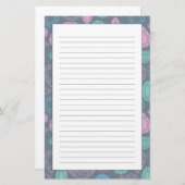 Gemstone Icon Pattern Briefpapier (Voorkant / Achterkant)