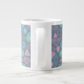 Gemstone Icon Pattern Extra Grote Beker (Achterkant)