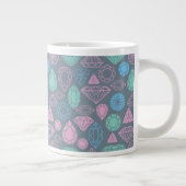 Gemstone Icon Pattern Extra Grote Beker (Rechts)