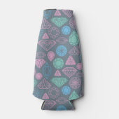 Gemstone Icon Pattern Flesjeskoeler (Voorkant)