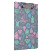 Gemstone Icon Pattern Klembord (Rechts)
