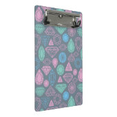 Gemstone Icon Pattern Mini Klembord (Schuin)