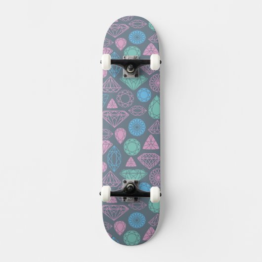 Gemstone Icon Pattern Skateboard (Voorkant)