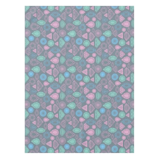 Gemstone Icon Pattern Tafelkleed (Voorkant)