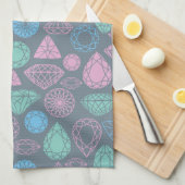 Gemstone Icon Pattern Theedoek (Quarter Fold)