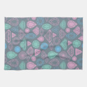 Gemstone Icon Pattern Theedoek (Horizontaal)