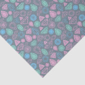 Gemstone Icon Pattern Tissuepapier (Detail)