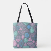 Gemstone Icon Pattern Tote Bag (Achterkant)