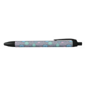 Gemstone Icon Pattern Zwarte Inkt Pen (Bovenkant)