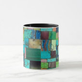 Gemstone Inlay look Mosaic Mok Turquoise Opal (Midden)