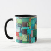 Gemstone Inlay look Mosaic Mok Turquoise Opal (Links)