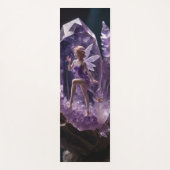 Gemstone Jewel Amethyst Fairy Yogamat (Voorkant)