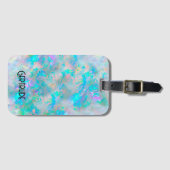 gemstone opal bagagelabel (Voorkant (horizontaal))