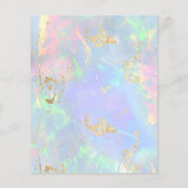 gemstone opal FAUX-irdescent Flyer (Achterkant)