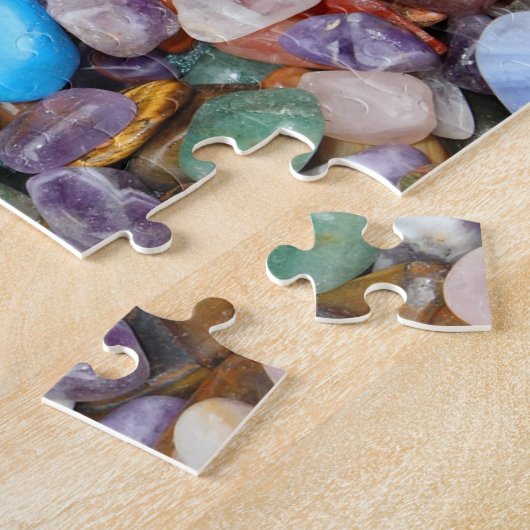 Gemstone Pebbles 8 x 10 inch Puzzle, 110 stuks Legpuzzel (Zijkant)