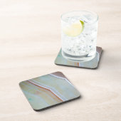 Gemstone-reeks - gepolijst gegewas gegeten gewas bier onderzetter (Rechterzijde)