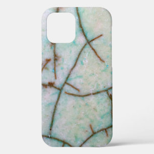 Gemstone-reeks - Light Turquoise Cracked iPhone 12 Hoesje