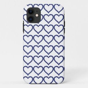 Gemstone Sapphire Blue Heart iPhone 11 Hoesje