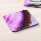Gemstone-serie - Agate in Paars Onderzetter (Linkerzijde)