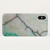 Gemstone-serie - gekrokken turquotering met groen Case-Mate iPhone case (Achterkant (horizontaal))