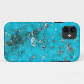Gemstone-serie - Turquoise Hoesje-Mate iPhone Case (Achterkant (horizontaal))