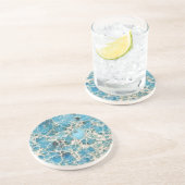 Gemstone Series -  Turquoise Zandsteen Onderzetter (Zijkant)