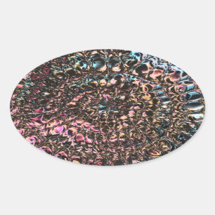 Gemstone Spiral Ovale Sticker